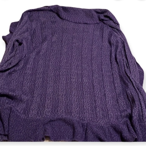 Dress Barn Purple Cardigan Size XL - Picture 3 of 9